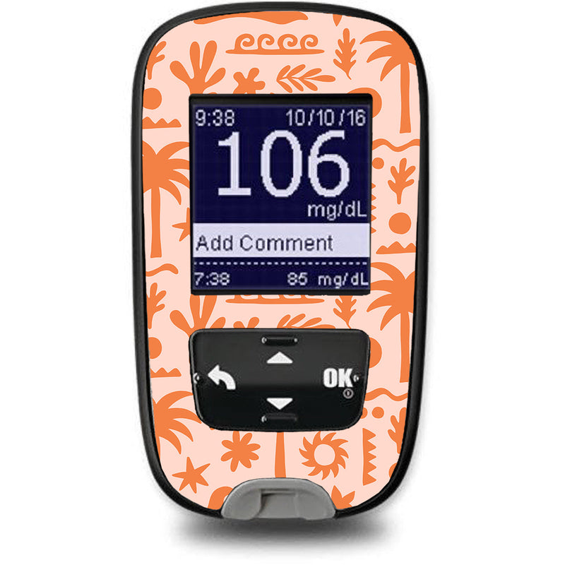 Peelz Terracotta Tides Accu-Chek Guide Glucometer Sticker - Pump Peelz Peelz/Stickers White Smoke