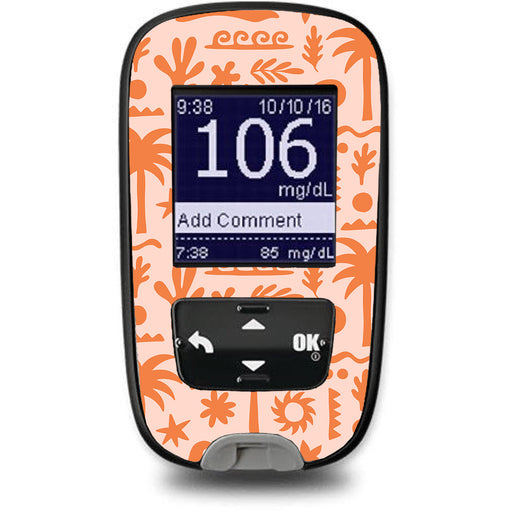 Peelz Terracotta Tides Accu-Chek Guide Glucometer Sticker - Pump Peelz Peelz/Stickers White Smoke