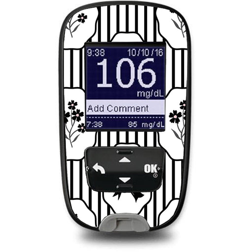 Peelz Midnight Cat Accu-Chek Guide Glucometer Sticker - Pump Peelz Peelz/Stickers White Smoke