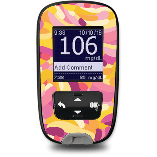 Peelz Jelly Swirl Accu-Chek Guide Glucometer Sticker - Pump Peelz Peelz/Stickers White Smoke