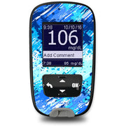 Peelz Beta Blue Sticker for the Accu-Chek Guide Glucometer Peelz/Stickers White Smoke