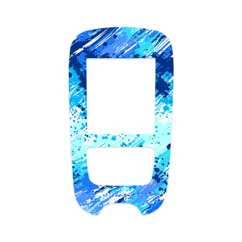 Peelz Beta Blue Sticker for the Accu-Chek Guide Glucometer Peelz/Stickers White Smoke