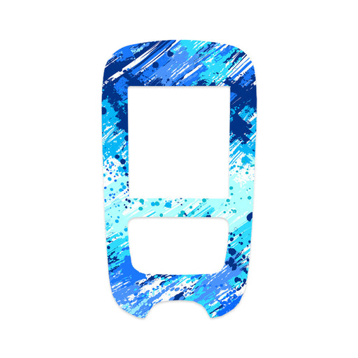 Peelz Beta Blue Sticker for the Accu-Chek Guide Glucometer Peelz/Stickers White Smoke