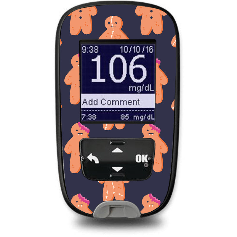 Peelz Zombie Cookies Accu-Chek Guide Glucometer Sticker - Pump Peelz Peelz/Stickers White Smoke
