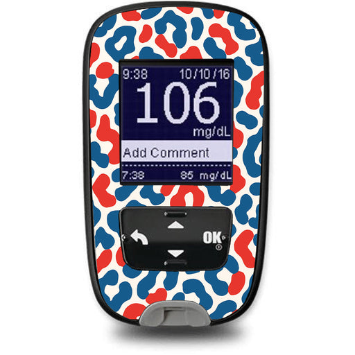 Peelz Freedom Fur Accu-Chek Guide Glucometer Sticker - Pump Peelz Peelz/Stickers White Smoke