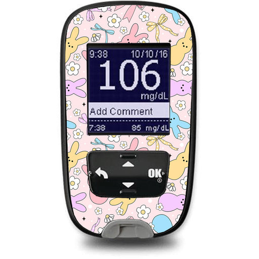 Peelz Hoppy Spring Accu-Chek Guide Glucometer Sticker - Pump Peelz Peelz/Stickers White Smoke