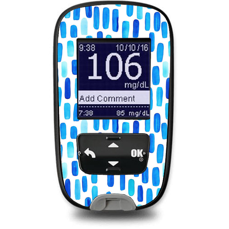 Peelz Level Lines Accu-Chek Guide Glucometer Sticker - Pump Peelz Peelz/Stickers White Smoke