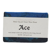 Fern Valley Soap Natural Goat Milk Soap | Exfoliating Soap | Ace - Soap for Men Goat Milk Soap Light Gray