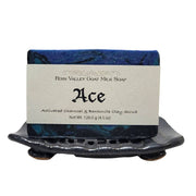 Fern Valley Soap Natural Goat Milk Soap | Exfoliating Soap | Ace - Soap for Men Goat Milk Soap White Smoke