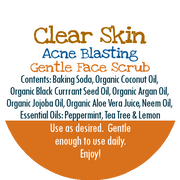 By Robin Creations Clear Skin Gentle Acne Blasting Face Scrub Acne Treatments & Kits White Smoke Unscented,Original