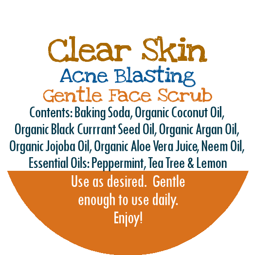 By Robin Creations Clear Skin Gentle Acne Blasting Face Scrub Acne Treatments & Kits White Smoke Unscented,Original