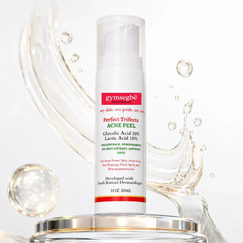 gymsegbë Perfect Trifecta AHA Resurfacing Peel Acne Treatments & Kits White Smoke 1 Bottle,2 Bottles Save $4,3 Bottles Save $8