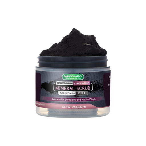 Garner's Garden Activated Charcoal Scrub Scrubs White Smoke 2 oz Charcoal Scrub Women (try me)