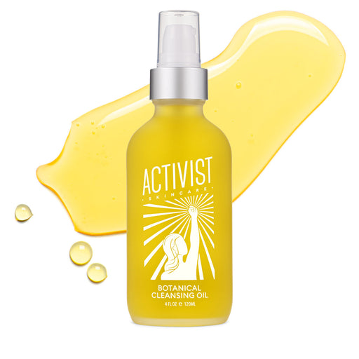 Activist Skincare Botanical Cleansing Oil Step 1: Cleanse White Smoke Bottle (120 mL)