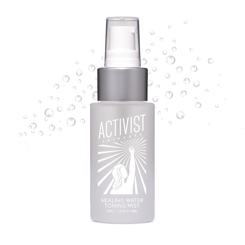 Activist Skincare Healing Water Toning Mist Step 2: Hydrate White Smoke Bottle (30 mL)