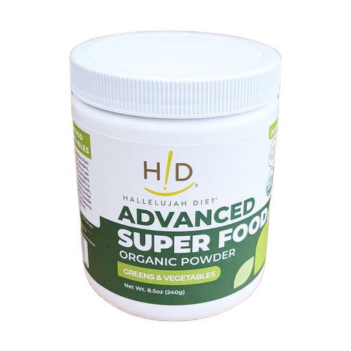Hallelujah Diet Advanced Superfood, Greens and Vegetable (Plain) Powdered Superfood White Smoke