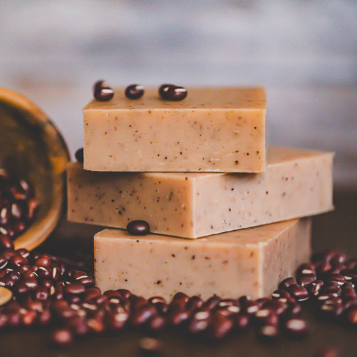 Chagrin Valley Soap & Salve Natural Soap: Adzuki Bean Complexion Soap Dark Gray Travel Size Bar 1.7 oz