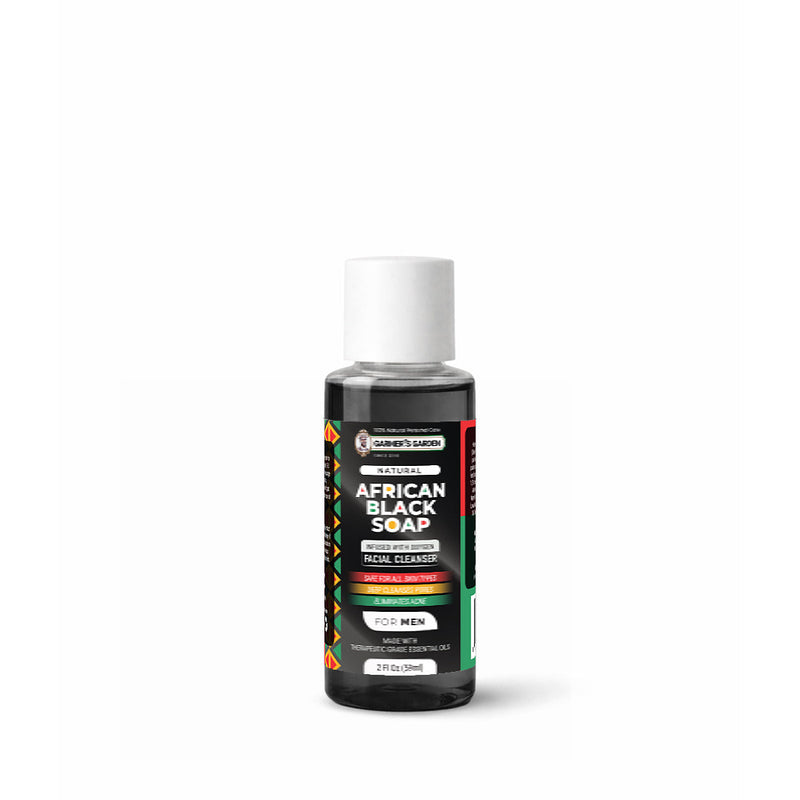 Garner's Garden African Black Soap Foaming Facial Cleanser | H2O2 Facial Cleanser White Smoke Men's African Black Soap Foaming Facial Cleanser / 2oz Refill (No Foamer)