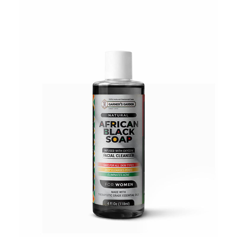 Garner's Garden African Black Soap Foaming Facial Cleanser | H2O2 Facial Cleanser White Smoke Women's African Black Soap Foaming Facial Cleanser / 4oz Refill (No Foamer)