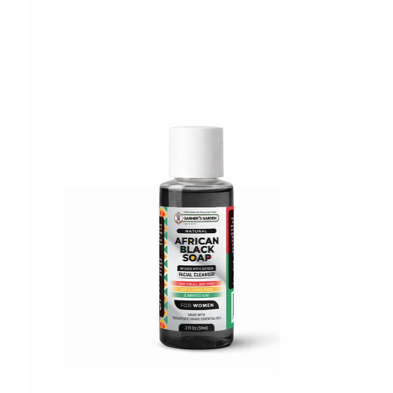 Garner's Garden African Black Soap Foaming Facial Cleanser | H2O2 Facial Cleanser White Smoke Women's African Black Soap Foaming Facial Cleanser / 2oz Refill (No Foamer)