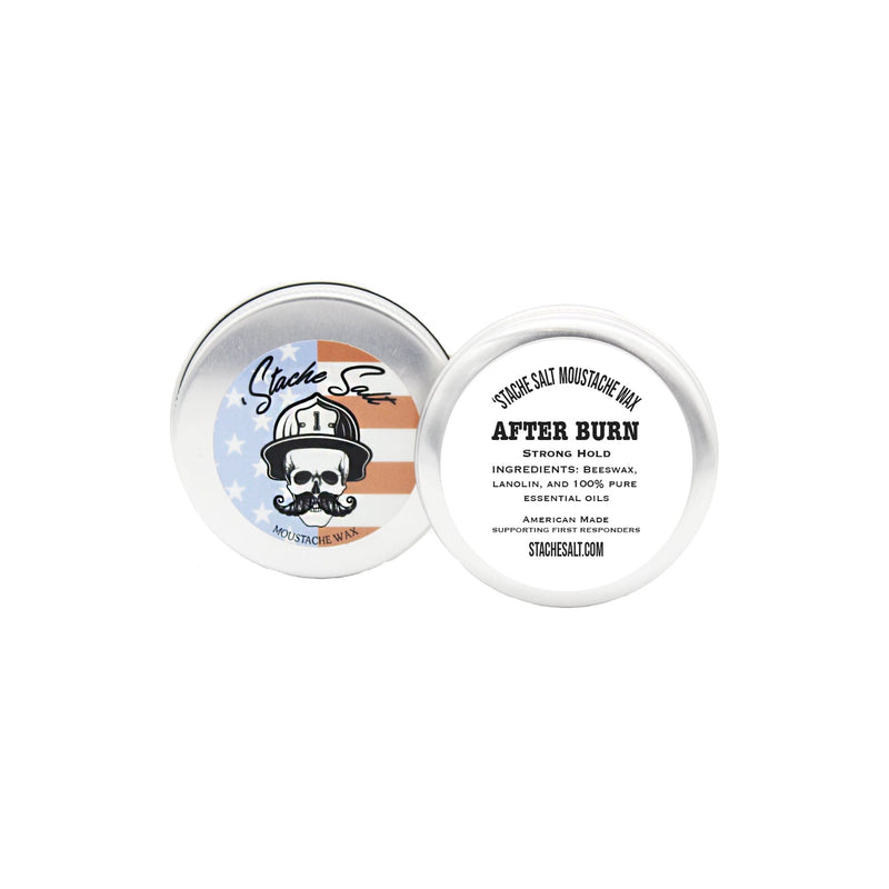 Stache Salt Moustache Wax After Burn- Strong Hold Moustache Wax Moustache Wax Light Gray