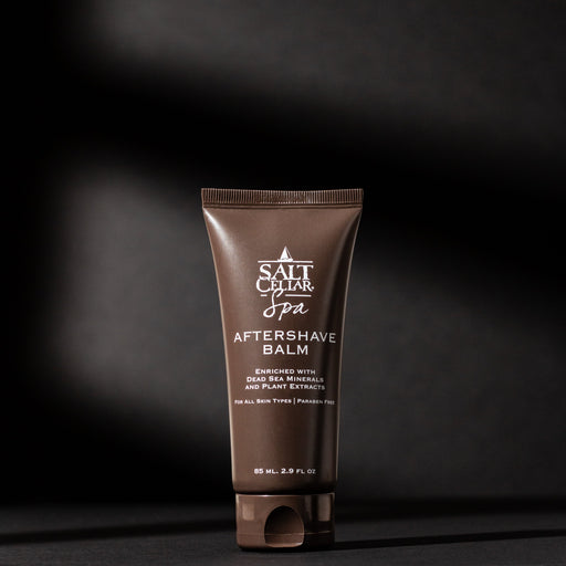 Stache Salt Moustache Wax Aftershave Balm Black