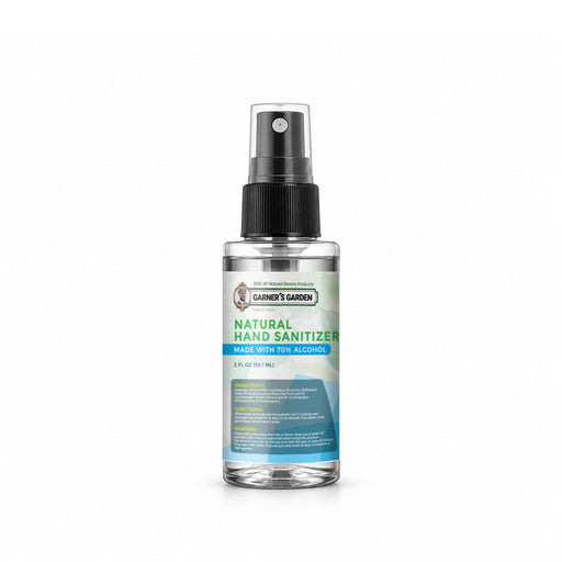 Garner's Garden Natural Alcohol Hand Sanitizer - 2 oz Hand Sanitizer White Smoke Single,Two Pack,Three Pack