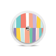 Peelz All Sortsa Stripes Freestyle Libre 2 Peelz/Stickers White Smoke Receiver + Sensor,Sensor Only