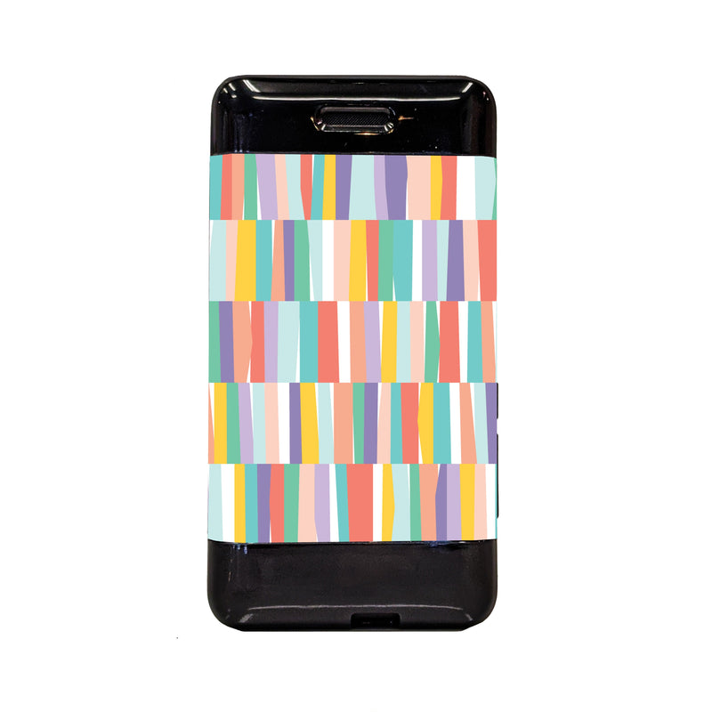 Peelz All Sortsa Stripes Sticker for Omnipod DASH® PDM – Pump Peelz Peelz/Stickers White Smoke Case Peelz
