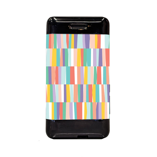 Peelz All Sortsa Stripes Sticker for Omnipod DASH® PDM – Pump Peelz Peelz/Stickers White Smoke Case Peelz