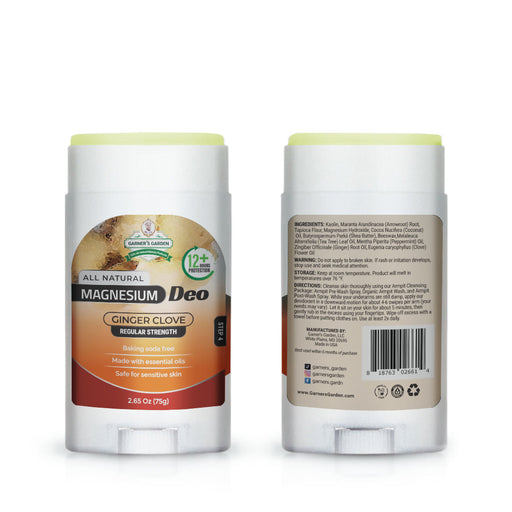 Garner's Garden Magnesium Deodorant | 100% Natural Deodorant White Smoke Maximum Strength Lavender