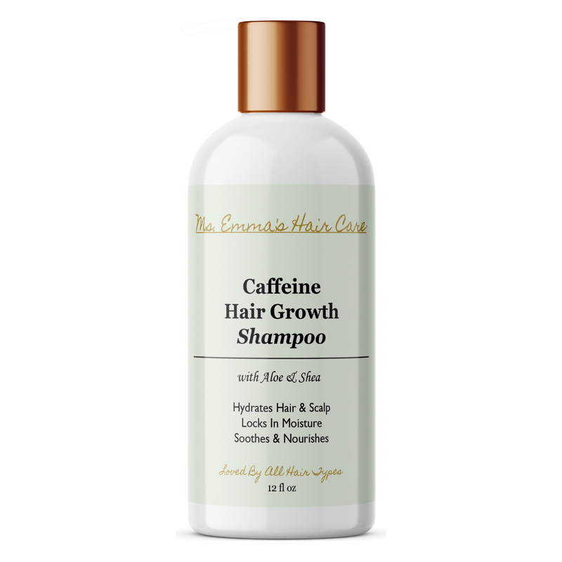 Ms. Emma's Hair Care 12 oz CAFFEINE HAIR GROWTH SHAMPOO White Smoke