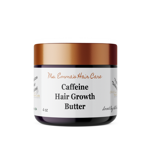 Ms. Emma's Hair Care 4 oz CAFFEINE HAIR GROWTH BUTTER Light Gray