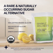 Sparkle Wellness Organic Allulose Light Gray Single Pack,Three Pack