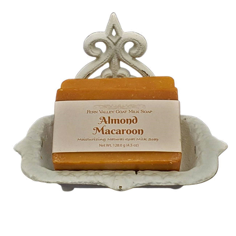 Fern Valley Soap Handmade Goat Milk Soap |  Almond Macaroon Fragrance Goat Milk Soap White Smoke