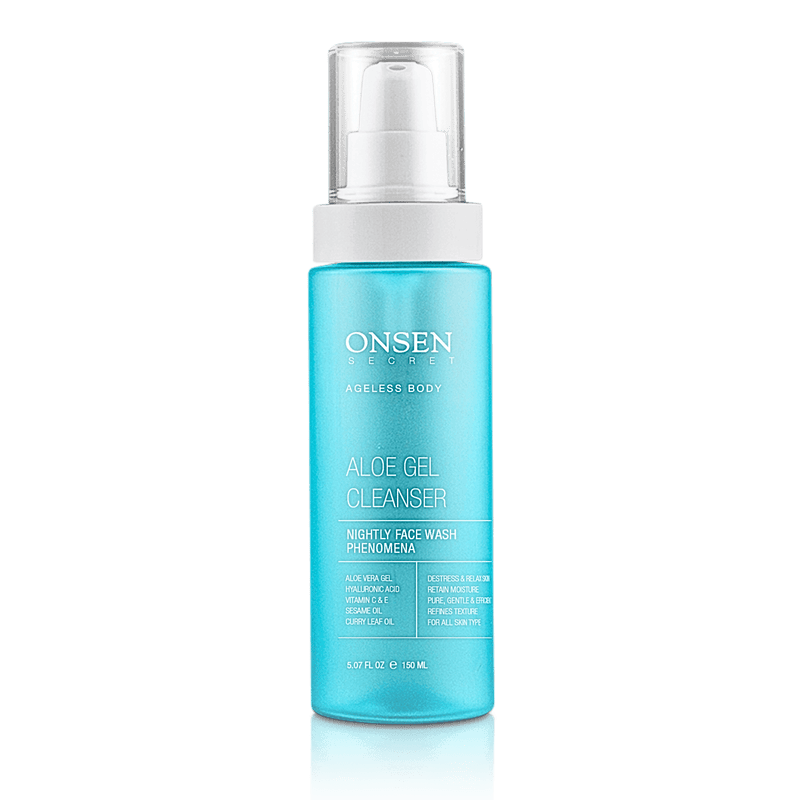 Onsen Secret Aloe Gel Cleanser Cleansers Lavender 150ml
