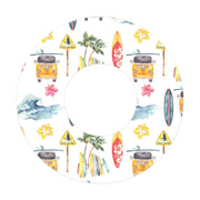Peelz Aloha Surf Patch  Tape Designed for the FreeStyle Libre 2 Patch Medical Tape White Smoke 1-Pack Libre