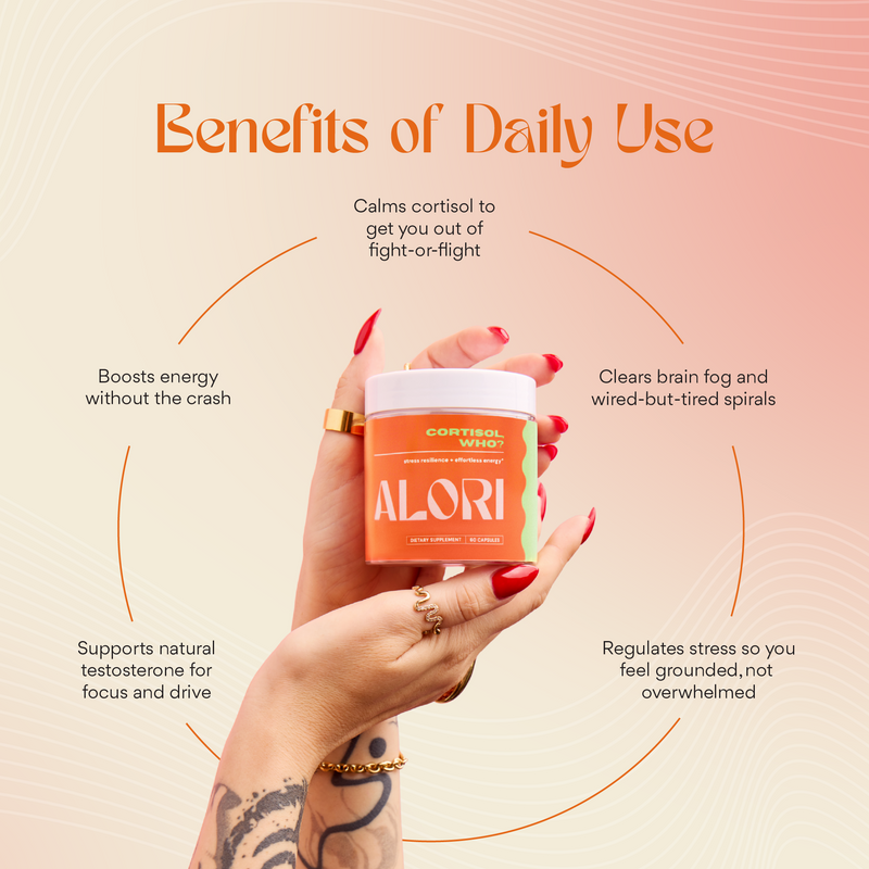 ALORI Cortisol, Who? Women's Supplement Antique White