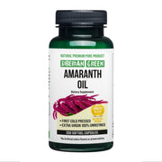 SiberianGreen.com Siberian Green Amaranth Seed Oil Capsules – 200 Softgels | Cold Pressed & Unrefined Cooking Oils White Smoke
