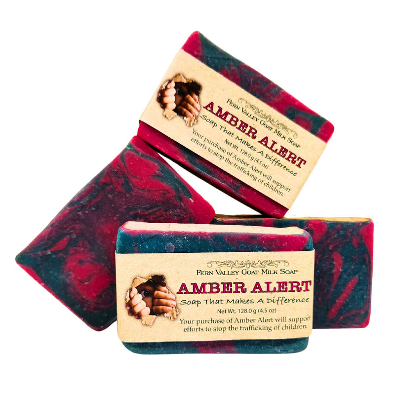 Fern Valley Soap Natural Goat Milk Soap | Amber Alert | Soap That Makes A Difference Goat Milk Soap White Smoke