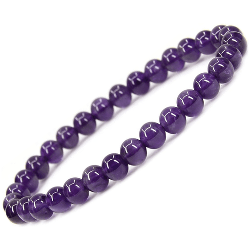 ZAQ Skin & Body Amethyst Bracelet - Immune System Dark Slate Blue 6mm,8mm,10mm