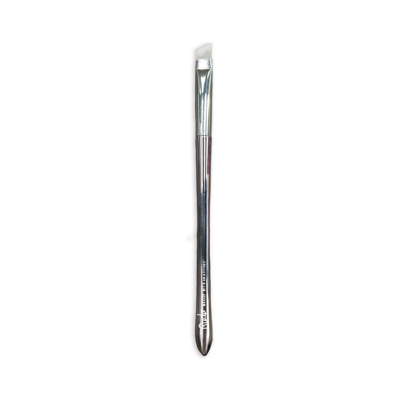 Rude Cosmetics Silver Bullet Angled Liner Brush Eye Brushes Light Gray Angled Liner Brush