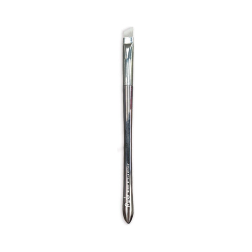 Rude Cosmetics Silver Bullet Angled Liner Brush Eye Brushes Light Gray Angled Liner Brush
