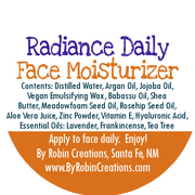 By Robin Creations Radiance Anti-Aging SPF 30 Daily Facial Moisturizer Lotion & Moisturizer Chocolate Glass Jar (2oz) / Original (Lavender & Frankincense),Glass Jar (2oz) / Unscented,Refill Pouch (4oz) / Original (Lavender & Frankincense),Refill Pouch (4oz) / Unscented