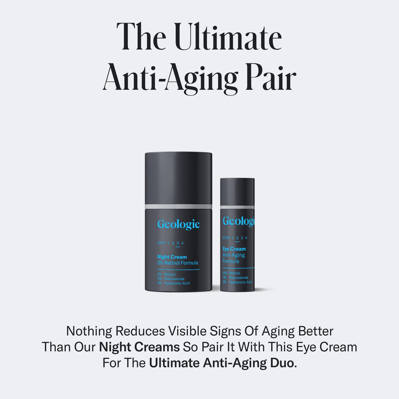 Geologie Eye Cream - Anti-Aging Formula Full Size Bottle Lavender Travel Size / 1-Pack,10 ml / 1-Pack