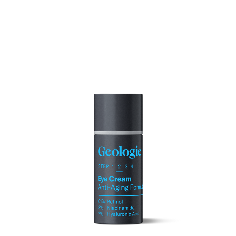 Geologie Eye Cream - Anti-Aging Formula Full Size Bottle Black Travel Size / 1-Pack