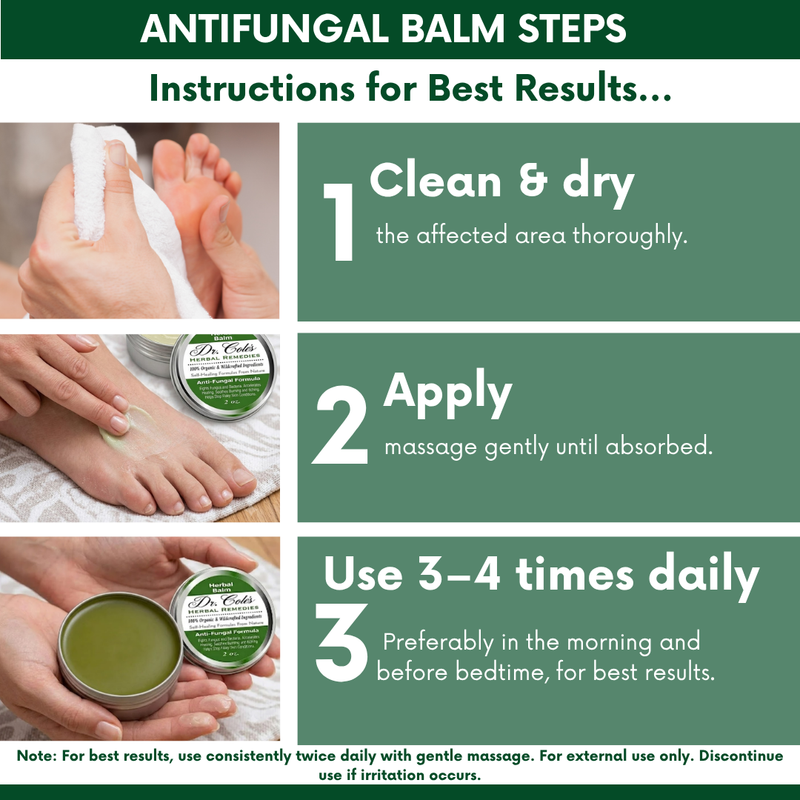 COLEHERBALS LLC 07 - Dr. Cole's Antifungal Balm Herbal Dim Gray