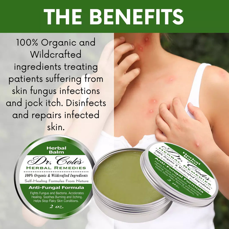 COLEHERBALS LLC 07 - Dr. Cole's Antifungal Balm Herbal Gray