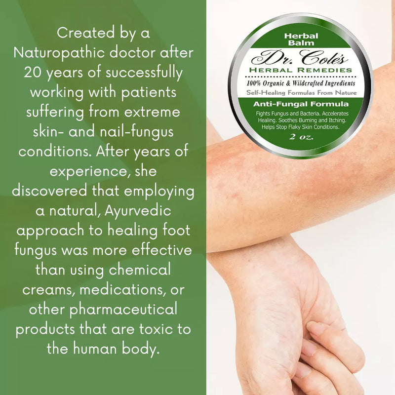 COLEHERBALS LLC 07 - Dr. Cole's Antifungal Balm Herbal Dim Gray