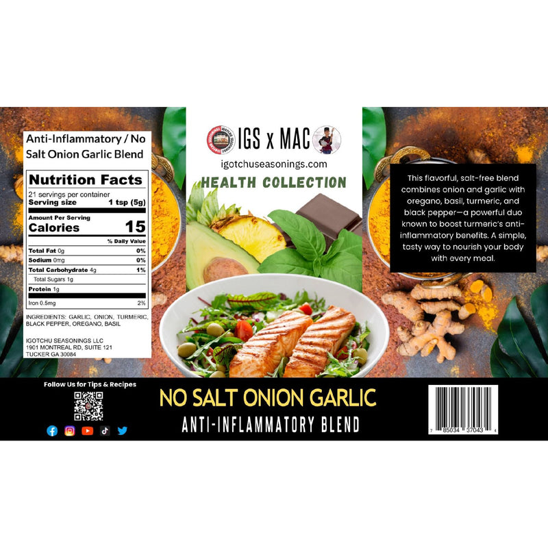 Igotchu Seasonings The 8 oz Health Collection Collab Bundle Black